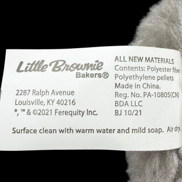 Little Brownie Bakers Koala Plush 10” 2021 Gray White Stuffed Animal Toy Pocket - Picture 3 of 7